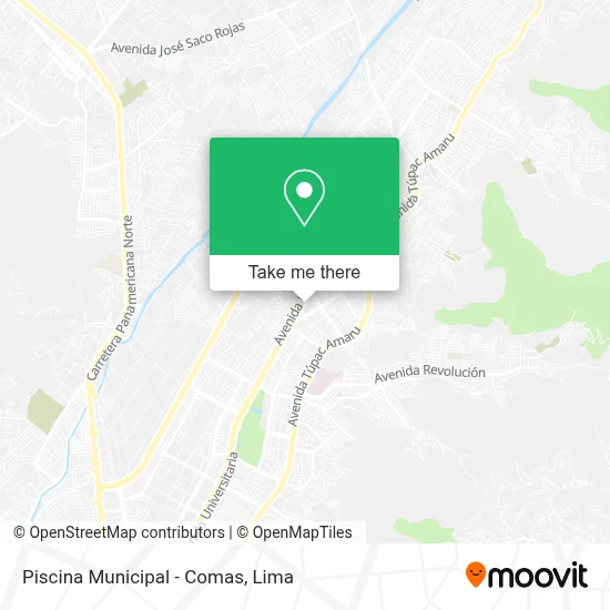 Piscina Municipal - Comas map