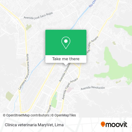 Clínica veterinaria MaryVet map