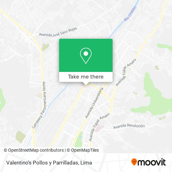 Valentino's Pollos y Parrilladas map