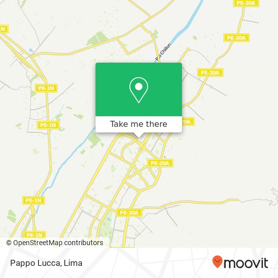Pappo Lucca map