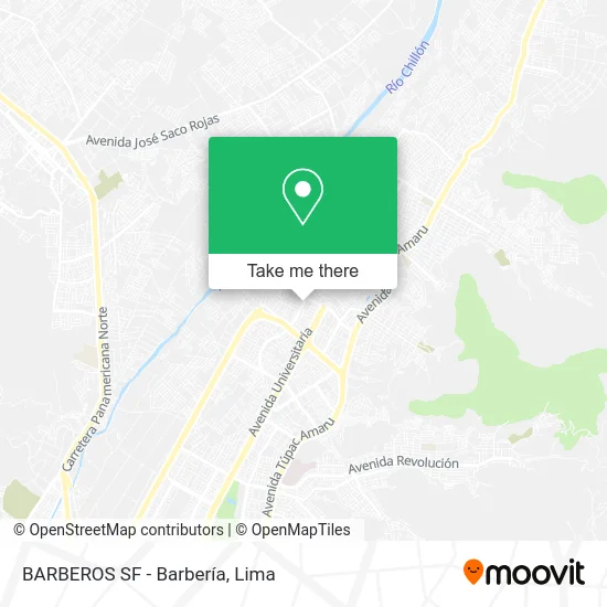 BARBEROS SF - Barbería map