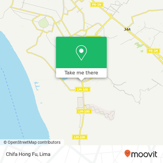 Chifa Hong Fu map