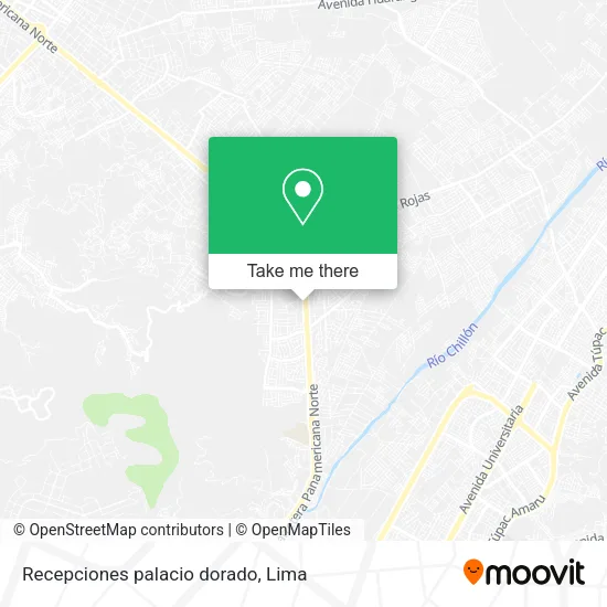 Recepciones palacio dorado map