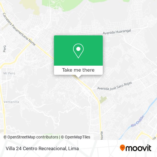 Villa 24 Centro Recreacional map