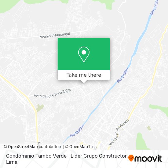 Mapa de Condominio Tambo Verde - Lider Grupo Constructor