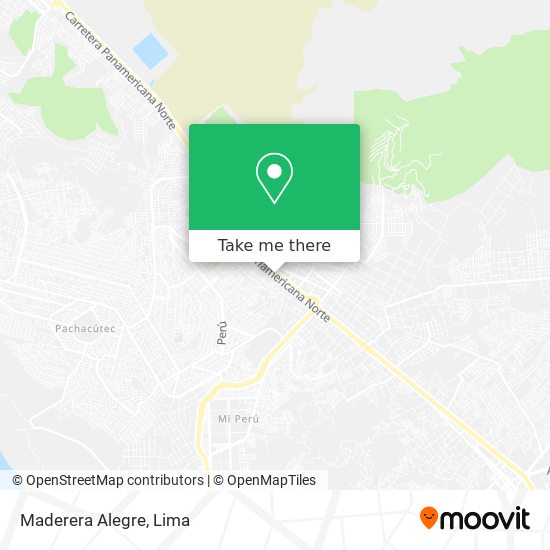Maderera Alegre map