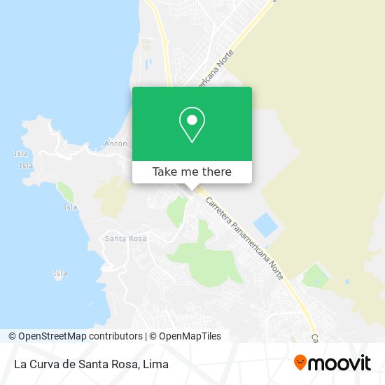 La Curva de Santa Rosa map