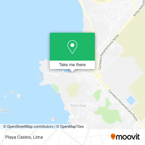 Mapa de Playa Casino