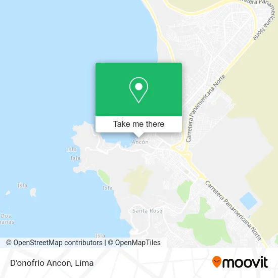Mapa de D'onofrio Ancon