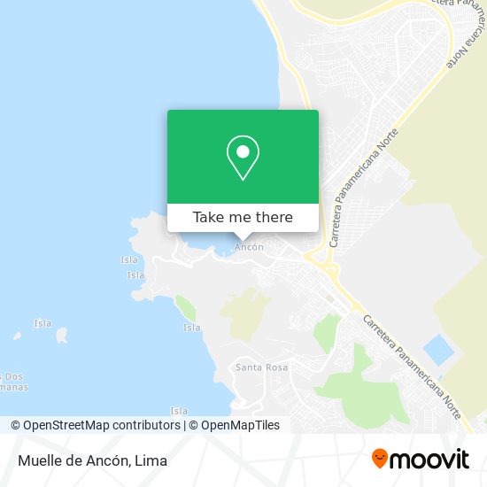 Muelle de Ancón map
