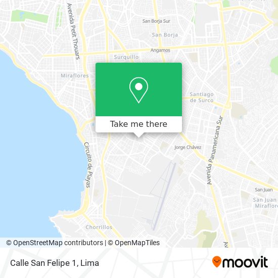 Calle San Felipe 1 map