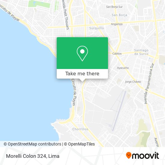 Mapa de Morelli Colon 324