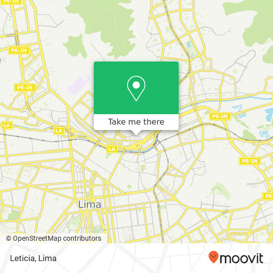 Leticia map