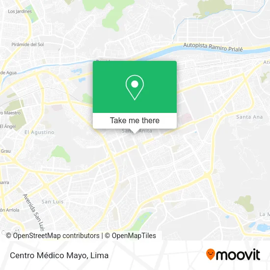 Mapa de Centro Médico Mayo