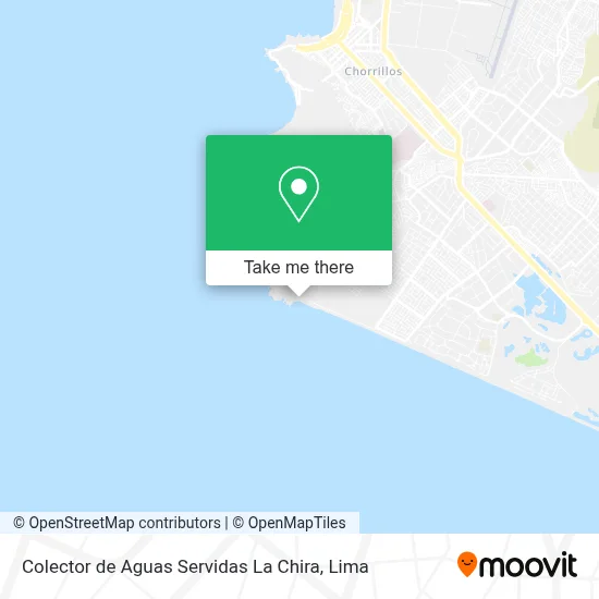 Colector de Aguas Servidas La Chira map