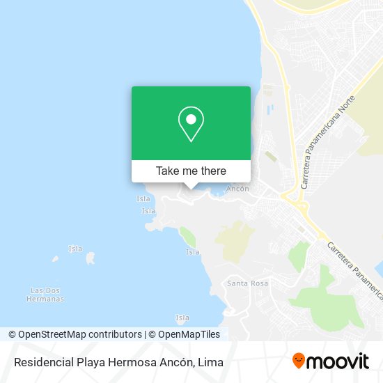 Residencial Playa Hermosa Ancón map