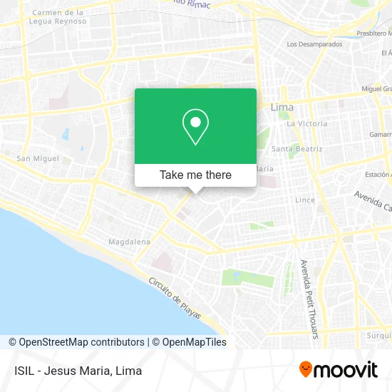 Mapa de ISIL - Jesus Maria
