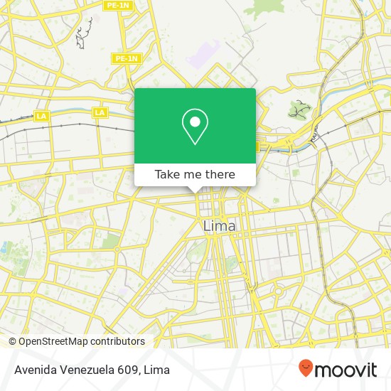 Avenida Venezuela 609 map