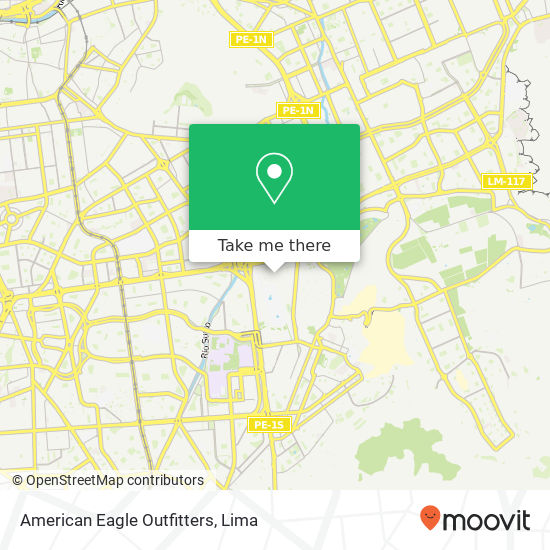 American Eagle Outfitters map