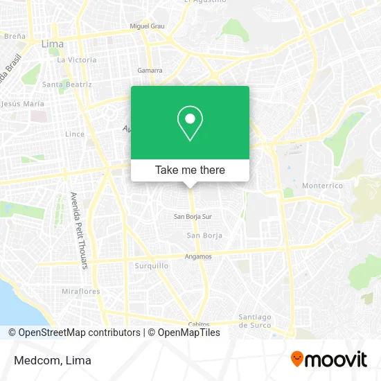 Mapa de Medcom