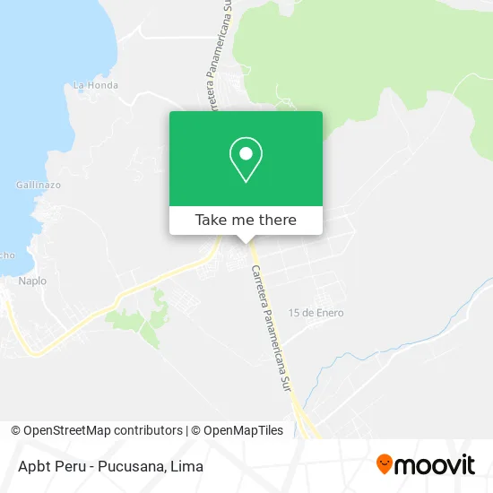 Apbt Peru - Pucusana map