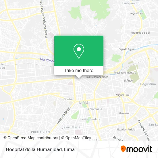 Hospital de la Humanidad map