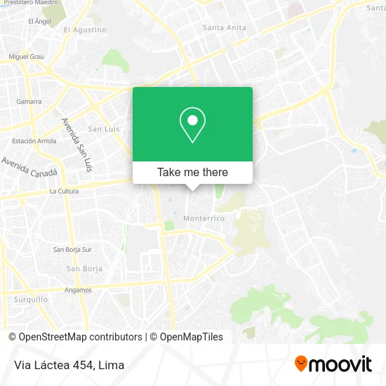 Mapa de Via Láctea 454