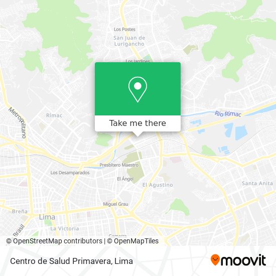 Centro de Salud Primavera map