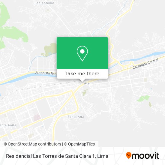 Residencial Las Torres de Santa Clara 1 map