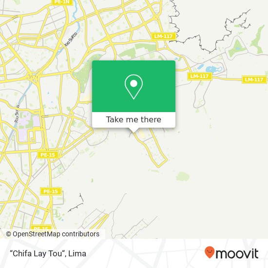 “Chifa Lay Tou“ map