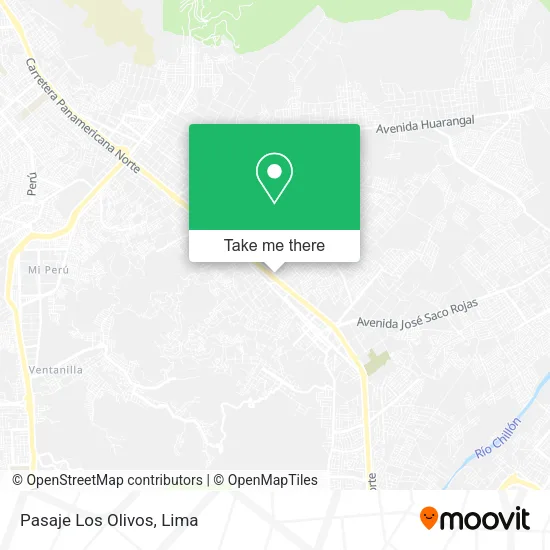 Pasaje Los Olivos map