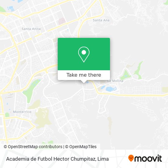 Academia de Futbol Hector Chumpitaz map