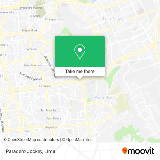 Mapa de Paradero Jockey