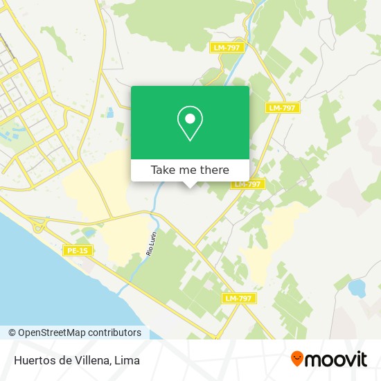 Huertos de Villena map