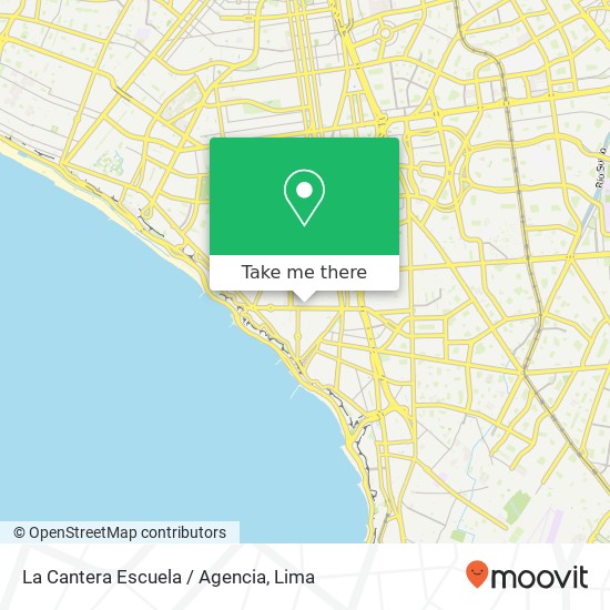 La Cantera Escuela / Agencia map