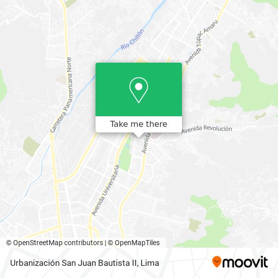 Mapa de Urbanización San Juan Bautista II