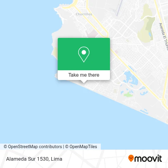 Alameda Sur 1530 map