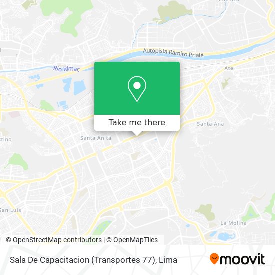 Sala De Capacitacion (Transportes 77) map