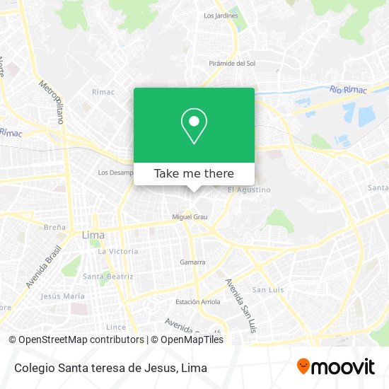 Colegio Santa teresa de Jesus map