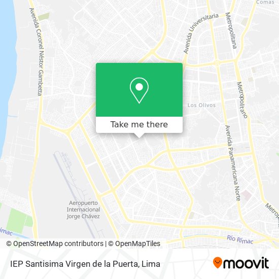 IEP Santisima Virgen de la Puerta map