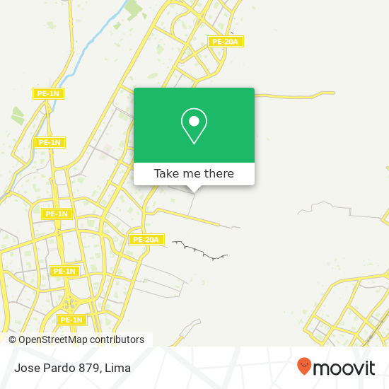 Jose Pardo 879 map