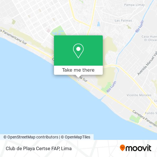 Club de Playa Certse FAP map