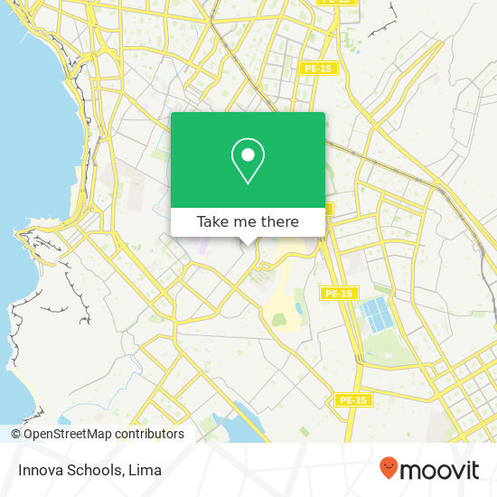 Innova Schools map