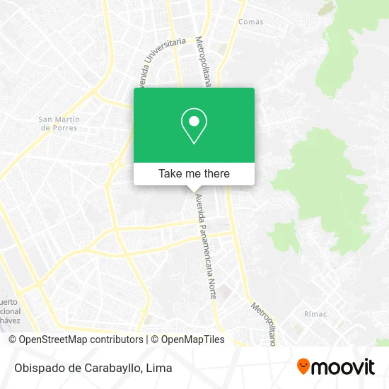 Obispado de Carabayllo map