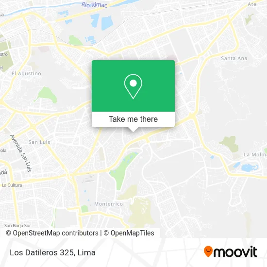 Los Datileros 325 map