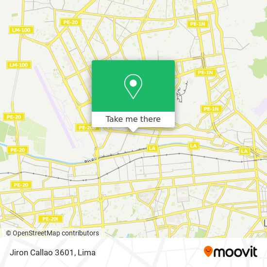 Jiron Callao 3601 map