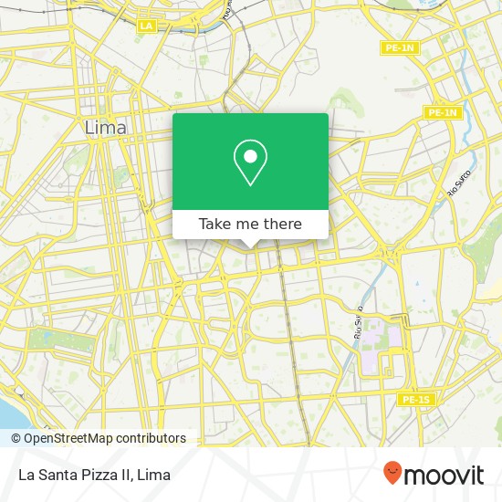 La Santa Pizza II map