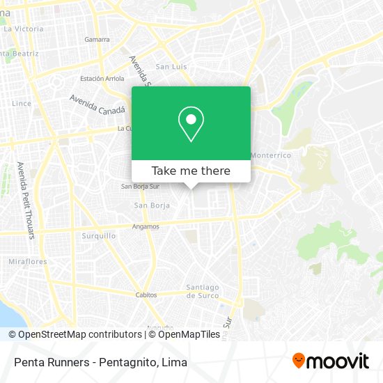 Penta Runners - Pentagnito map