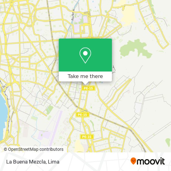 La Buena Mezcla map