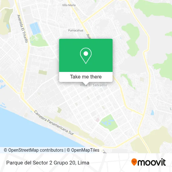 Parque del Sector 2 Grupo 20 map